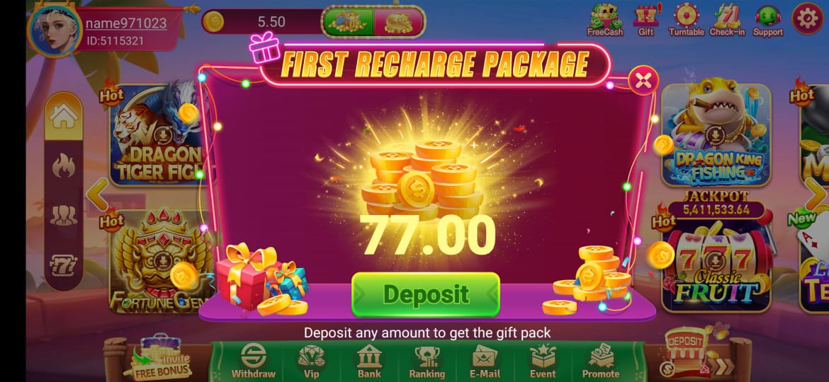 WA777 Games Screen 5
