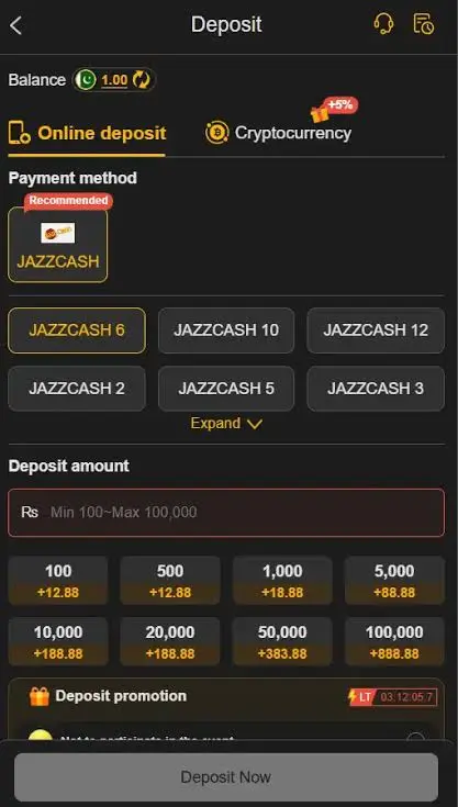 188pkr Game Depsoit