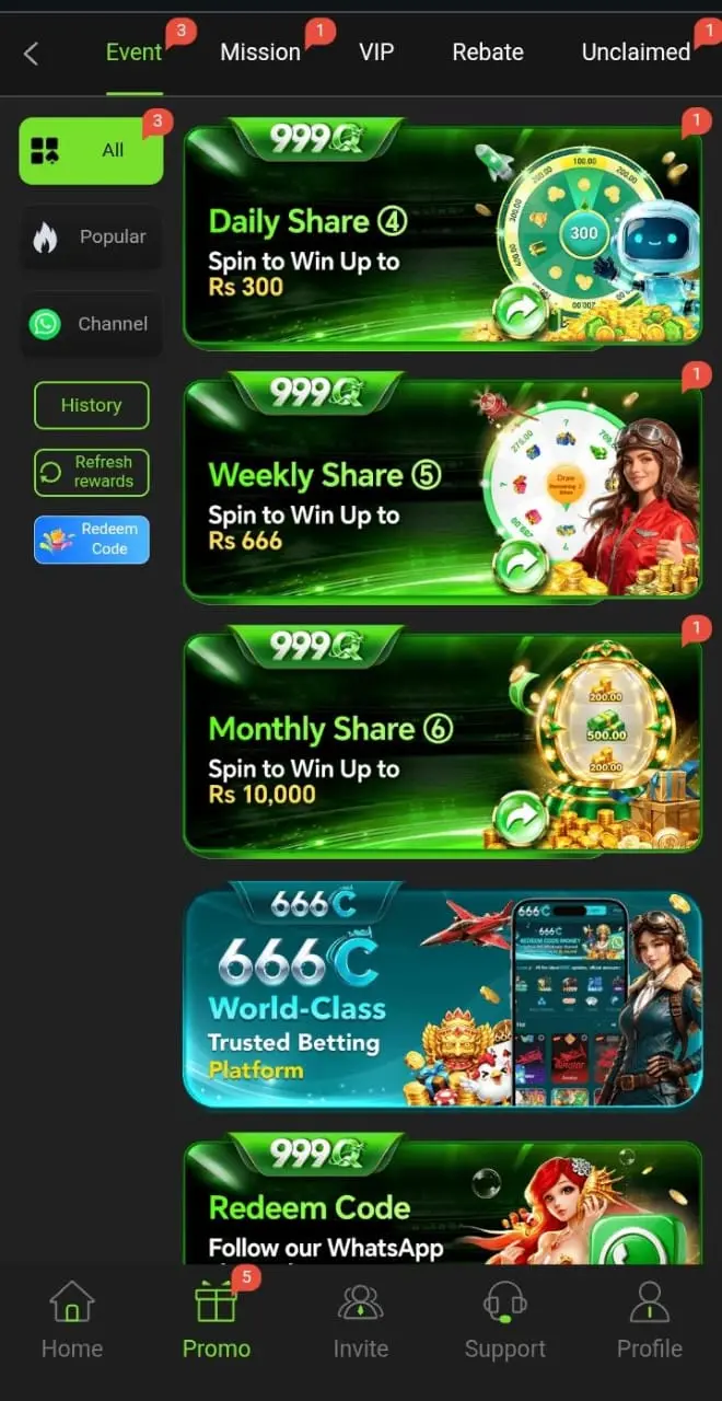 999q Game Bonuses
