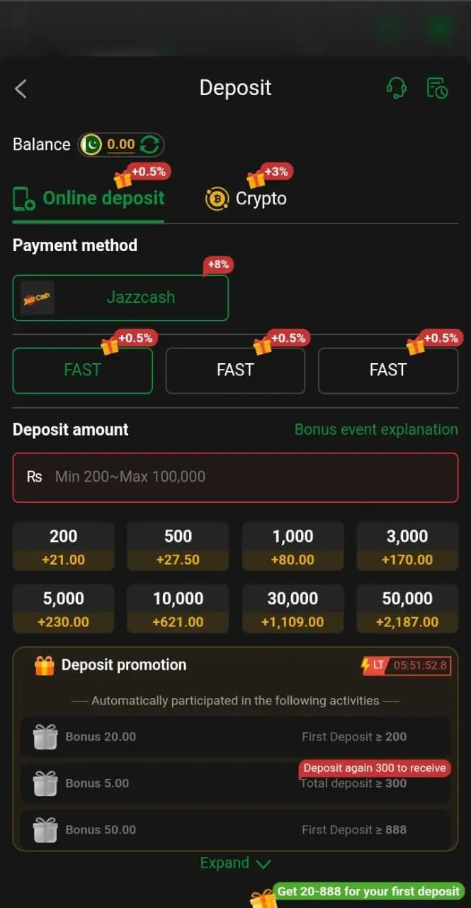 Player786 Game Deposit